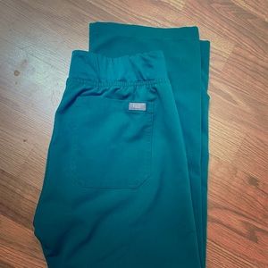 Hunter Green Figs Livingston Scrub Pants